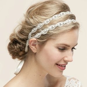 NWOT Untamed Petals Poppy II Pearl Bridal Headband